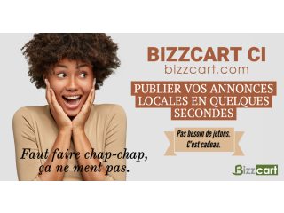 Publier vos annonces locales avez Bizzcart
